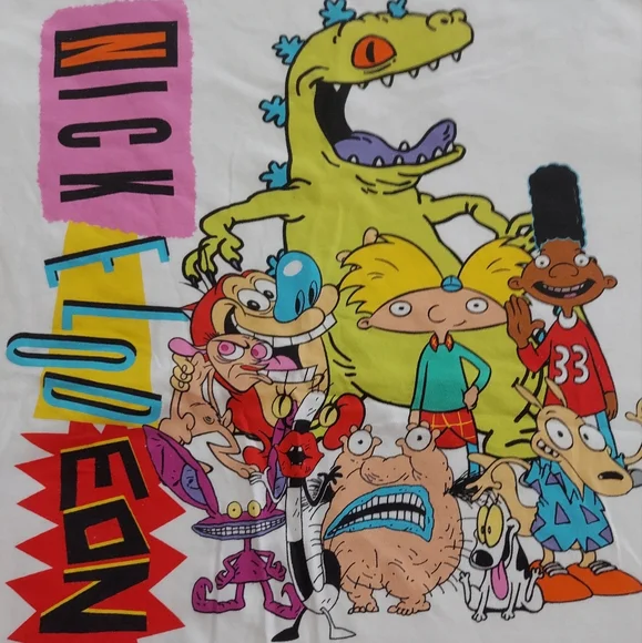 3/$30 NWT Nickelodean Tee. Youth Medium.  Logo on front of Tee - Picture 2 of 4
